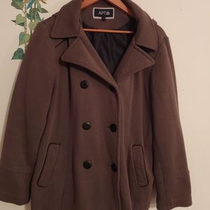 Apt. 9 Army Green Peacoat XL